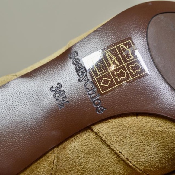 🆕🏷️See by Chloé TanTasseled/Studded Boots  🇮🇹 - Picture 12 of 12